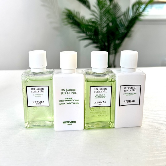 Hermes Un Jardin Sur Le Nil Bath Travel Bath & Gift Set - Picture 1 of 5